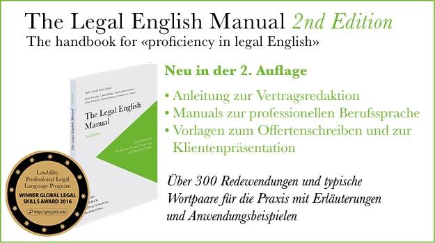 Rechtsatelier - Publikation - The Legal English Manual